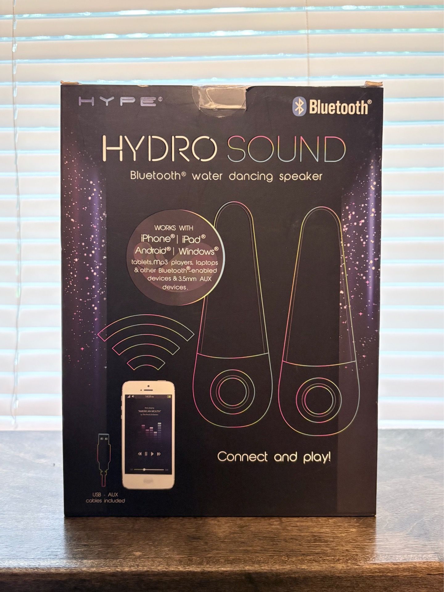 HYPE Hydro Sound Bluetooth LED Dancing Water Multimedia Speakers - photo 3