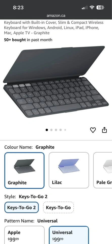 Logitech Keys To Go 2 - photo 2