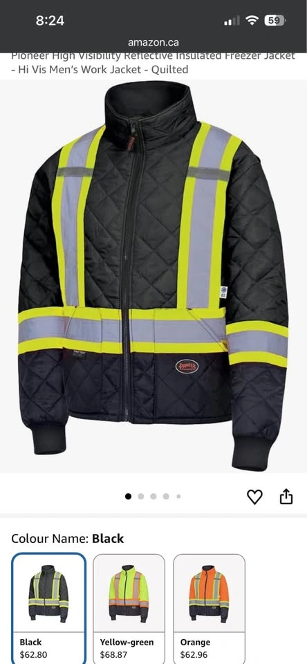 Pioneer hi vis work jacket (Large) - photo 3