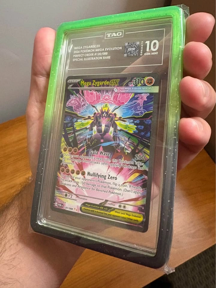 Pokemon Card TAG 10 Gem Mint Mega Zygarde EX 120/088 SIR - photo 4
