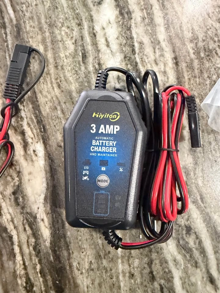 3 AMP 6V/12V Smart Motorcycle Battery Charger & Maintainer - photo 3