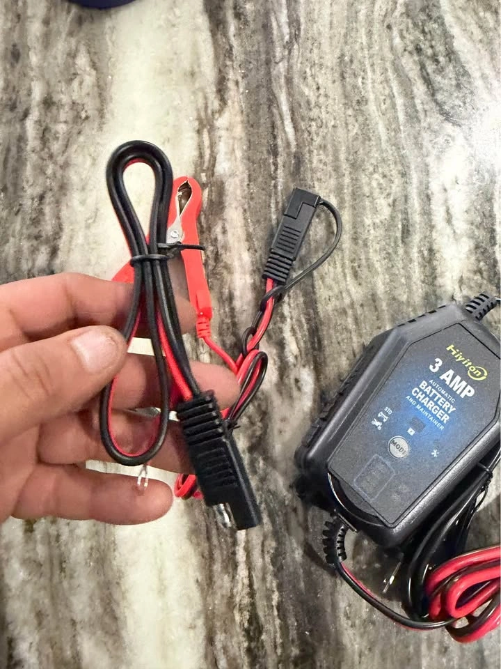3 AMP 6V/12V Smart Motorcycle Battery Charger & Maintainer - photo 5