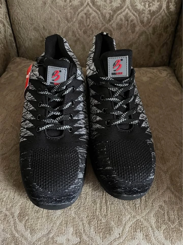 BELILENT Black White Patterned Safety Shoes ⚽️ - photo 4