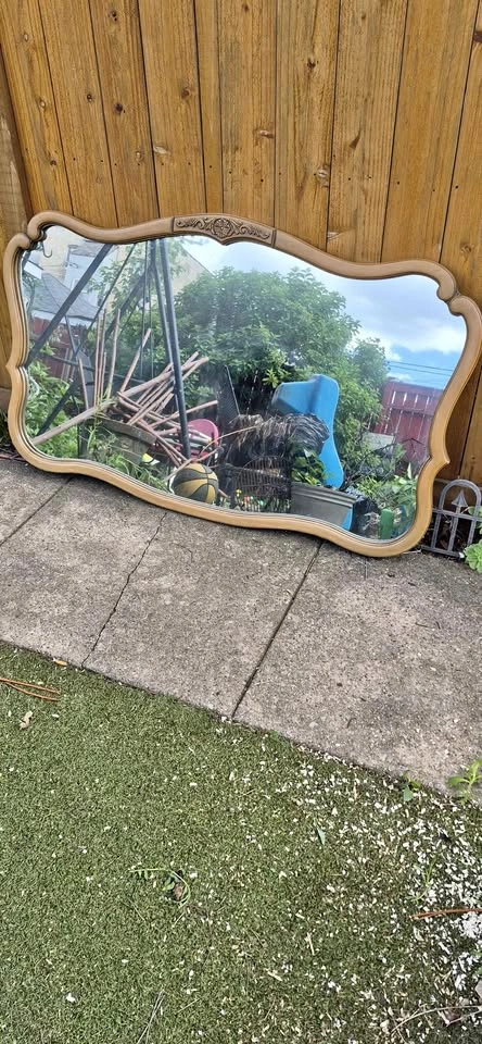 Vintage French Provincial Style Wall Mirror