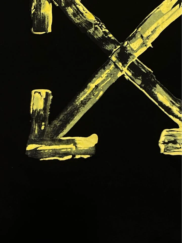 OFF-WHITE Oversized Acrylic Arrows T-Shirt (BLACK) - photo 3