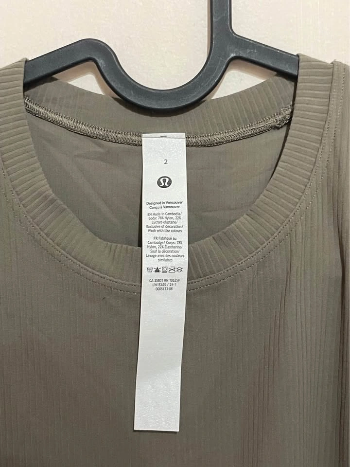 Lululemon All Aligned Midi Dress - Dark Olive - photo 5