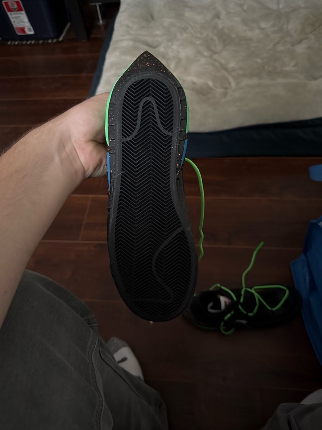 Nike x Off-White Blazer Low Black and Electro Green - photo 2