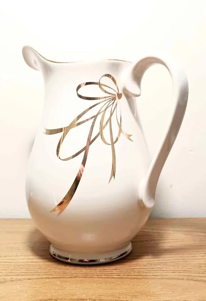 Vtg 1970's Teleflora Porcelain Pitcher thumbnail