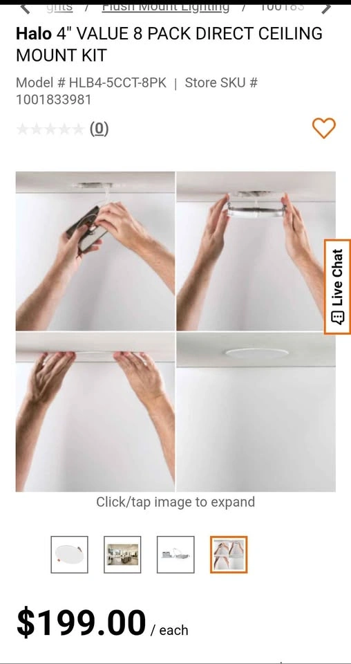 Halo 4" Canless LED Downlight 8 Pack - photo 4