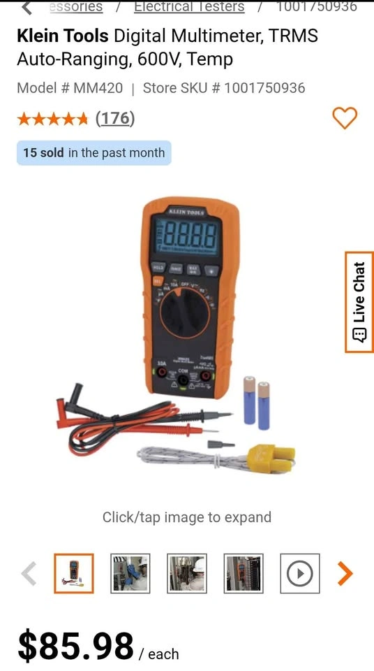 Klein Tools MM420 Digital Multimeter - photo 2