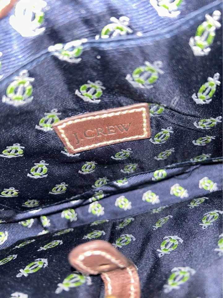 J Crew Woven Straw Shoulder Handbag W Nautical Charms ⚽️ - photo 4