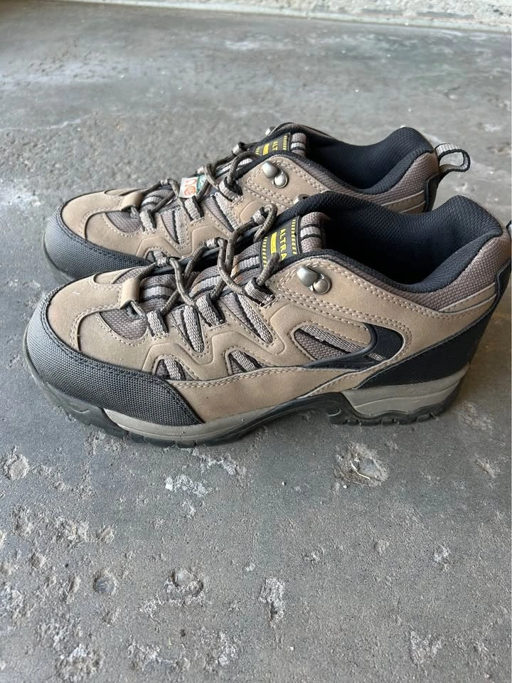 Altra Industrial Steel Toe Work Shoes Size 8 Tan - photo 3