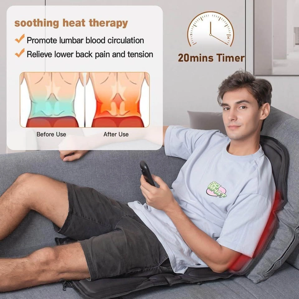 Vibration Back Massager with Heat Therapy - photo 3