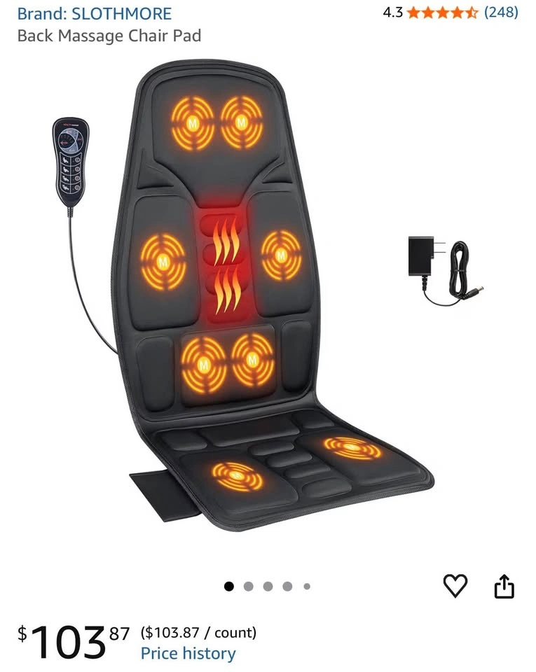 Vibration Back Massager with Heat Therapy - photo 5