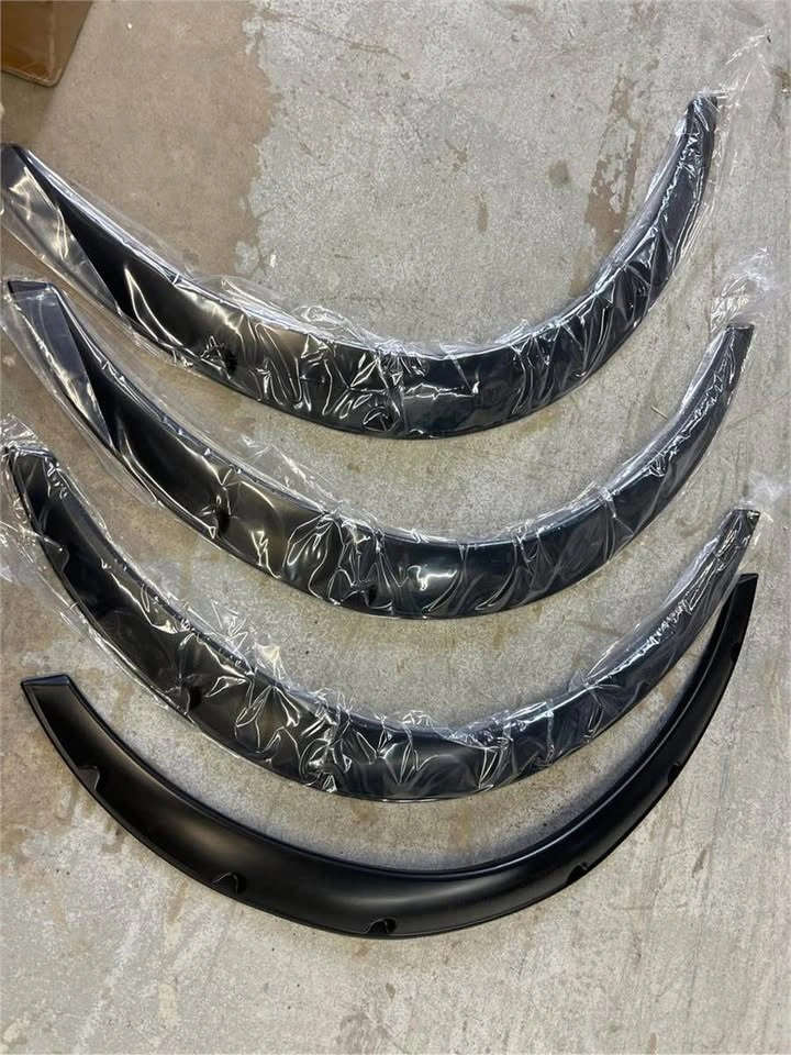 4PCS Black Universal Car Fender Flares Polyurethane - photo 5