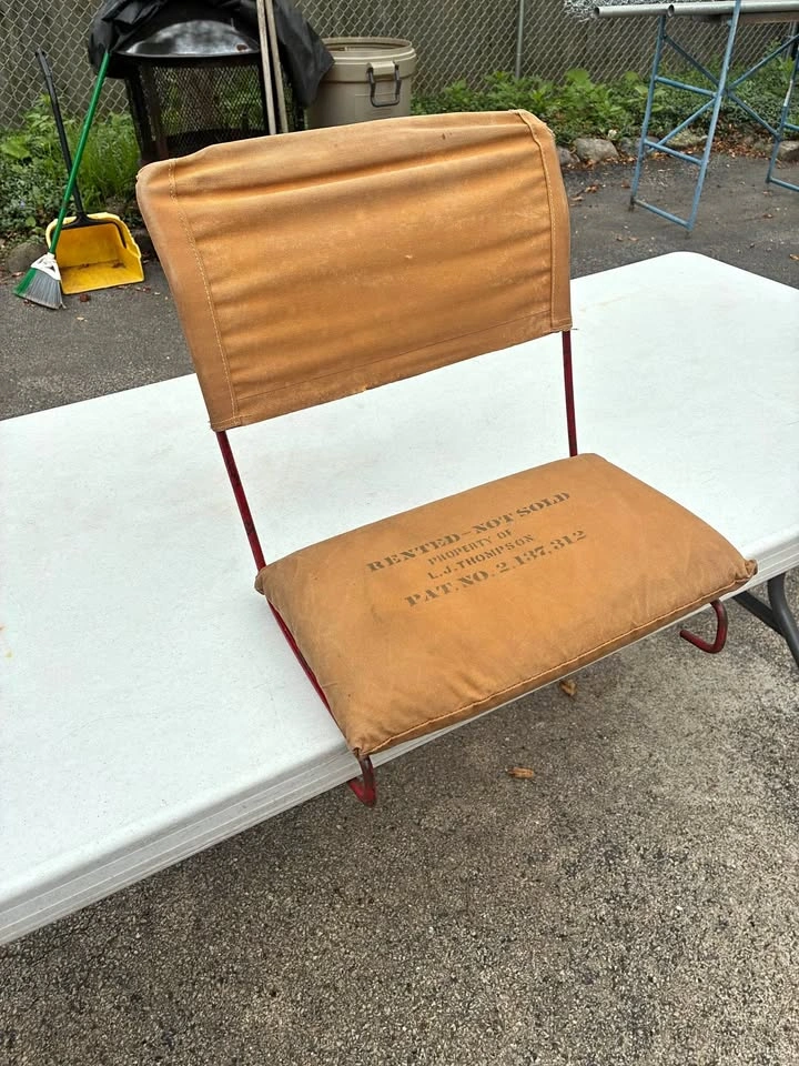 Vintage 1950’s Clip-on Stadium/Boat Chair