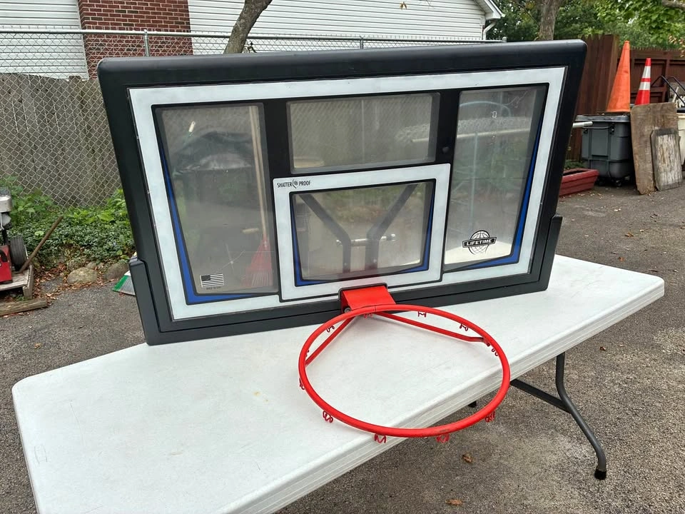 Lifetime 30” x 48” Basketball Back Board w/Hoop