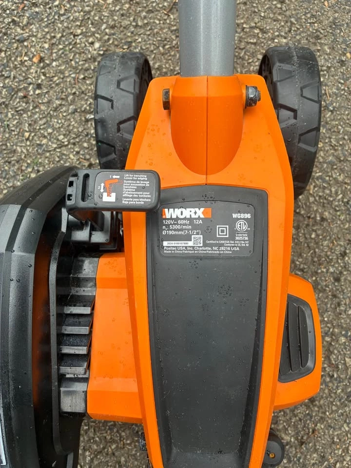 Worx # WG896, 120V, 60Hz, 12A, 7-1/2” Blade - photo 3