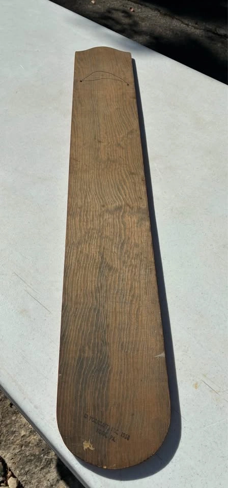 Vintage 1968 York Kraft Inc. Wooden Novelty Hanging Sign - photo 2
