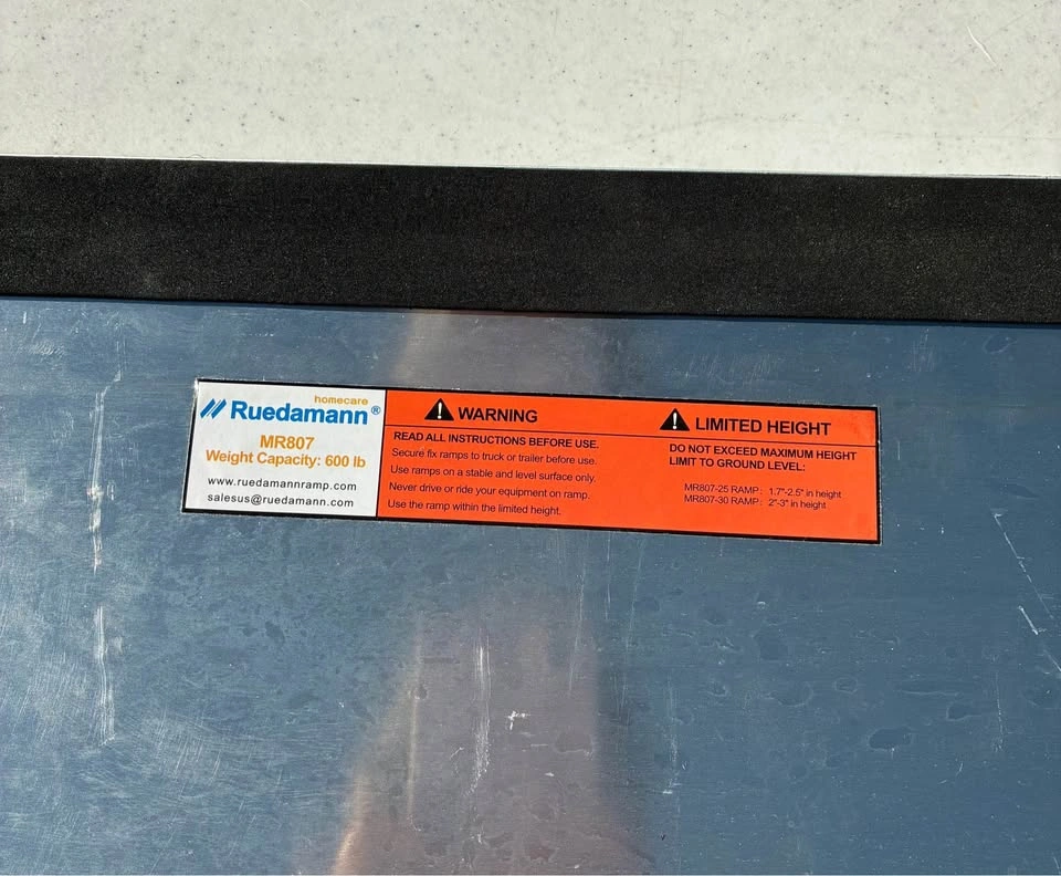 Ruedamann (BRAND NEW) MR807 Ramp for Moving or ADA - photo 4
