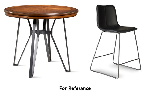 Moving sale-Leo Counter Height Table & 4 Stools - photo 3