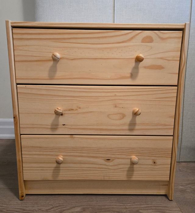 Moving sale-IKEA RAST 3-Drawer Chest (Solid Pine)