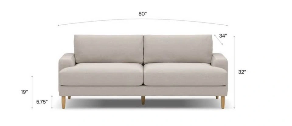 Burrow 80” Couch - photo 2