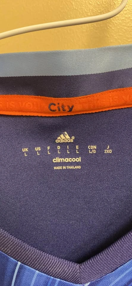 2015 Adidas New York City Football Club NYCFC MLS SOCCER JERSEY - photo 4