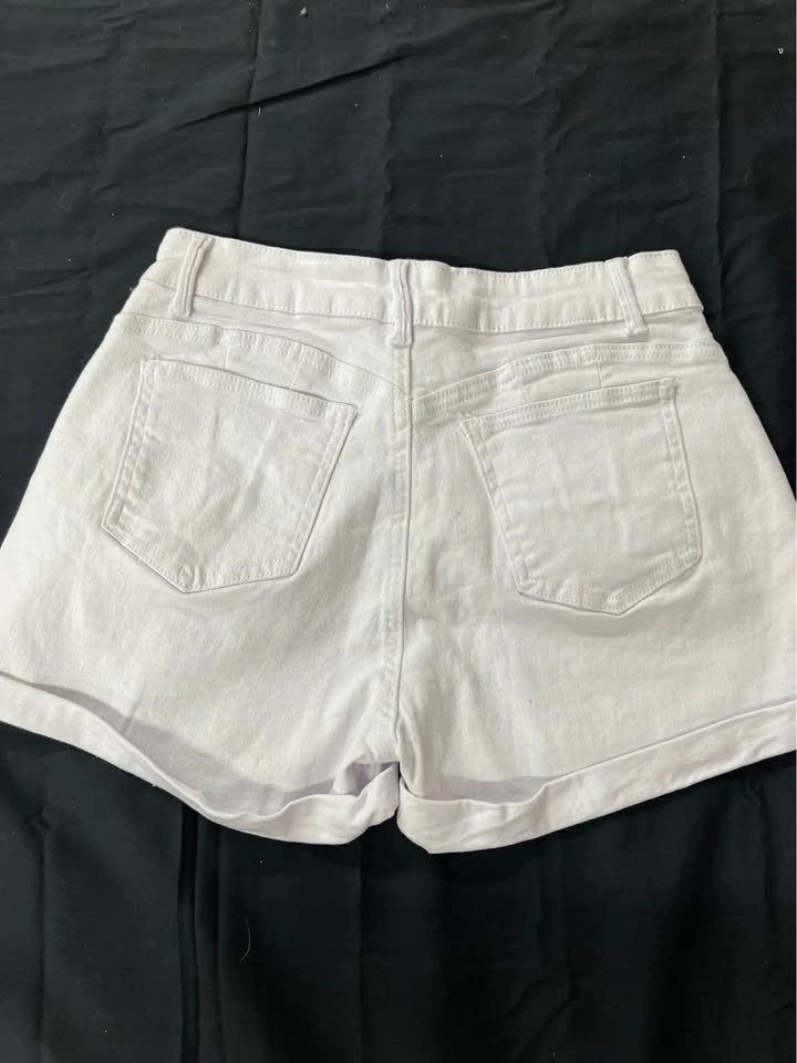 ⚽ White Denim Shorts - photo 2