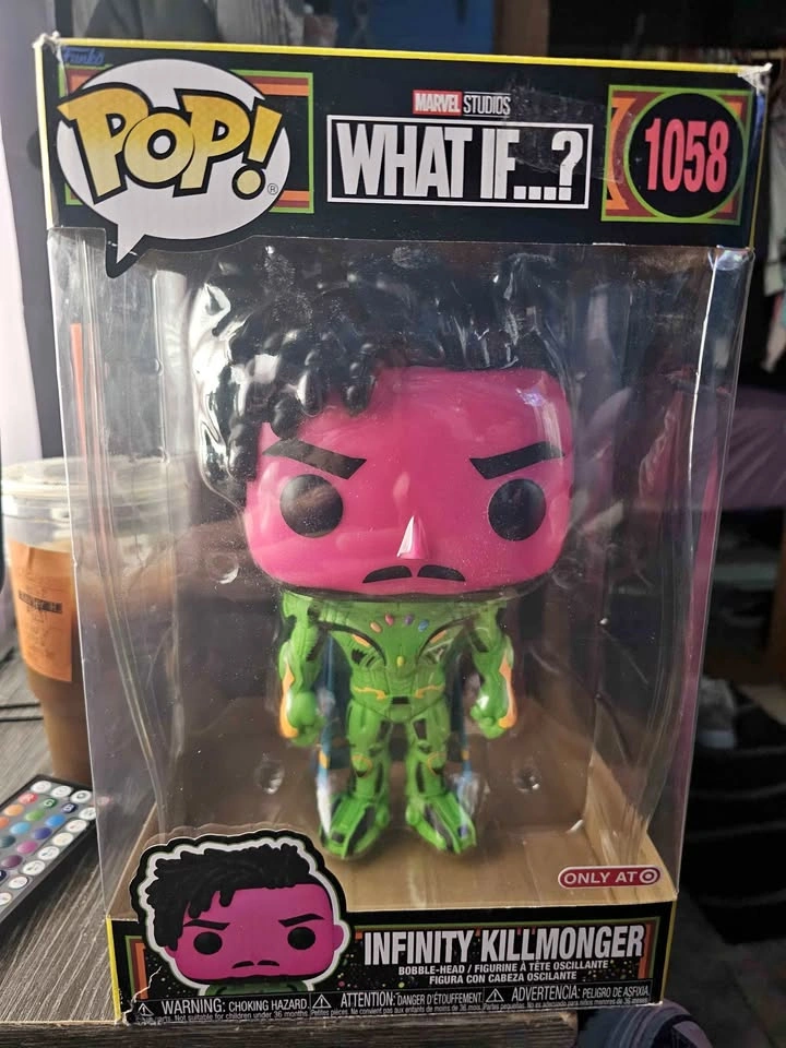 Funko Pop! Jumbo 10" Marvel: What If...? - Infinity Killmonger