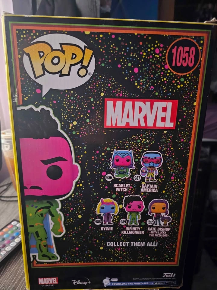 Funko Pop! Jumbo 10" Marvel: What If...? - Infinity Killmonger - photo 3