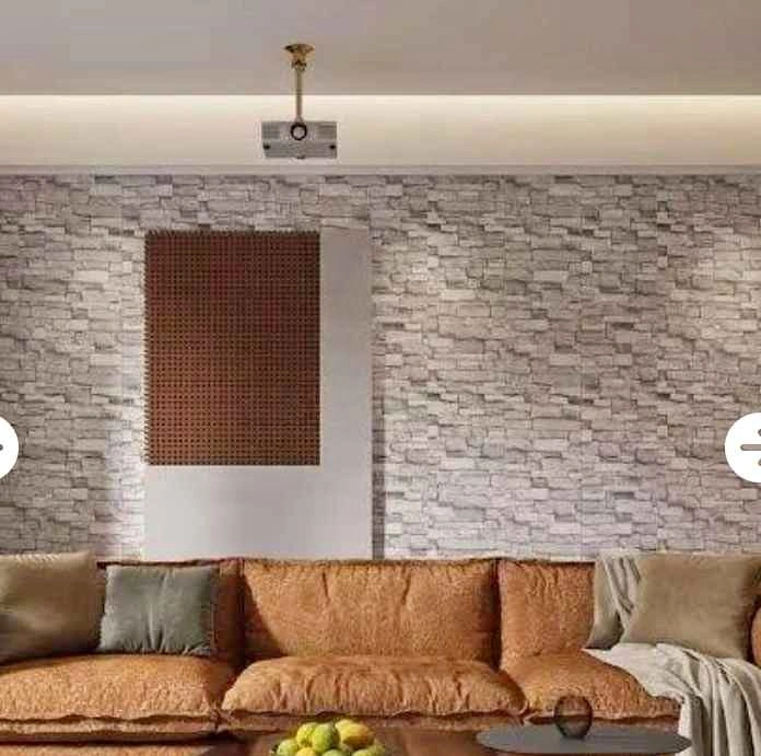 3D Faux Stone Wall Panels (Peel & Stick)