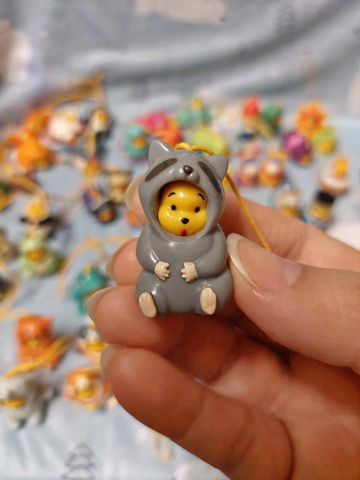 ⚽️ Peek-a-Pooh - Vintage Charm! Grey Raccoon Pooh, Series 2