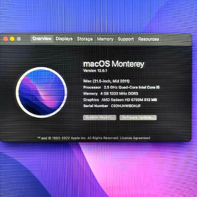 Apple iMac 21.5" Intel i5, 8Gb RAM, 500Gb storage - photo 4