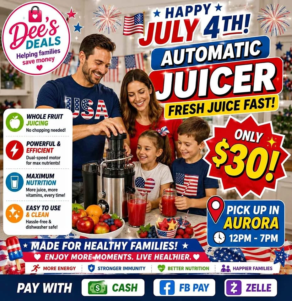 Automatic Juicer BRAND NEW IN BOX ONLY $30