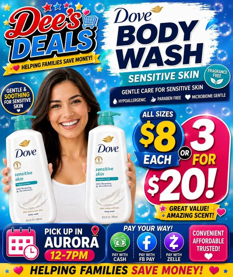 Dove Big Bodywash Pumps $8 each or 3 for $20 - photo 2