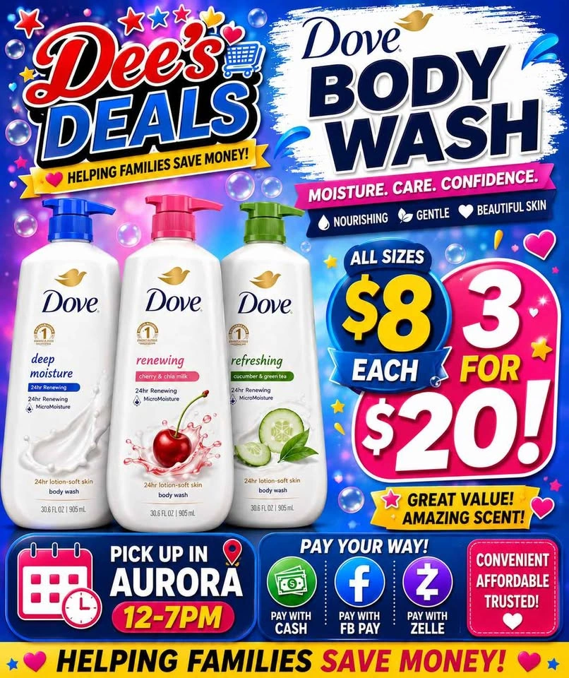Dove Big Bodywash Pumps $8 each or 3 for $20 - photo 3