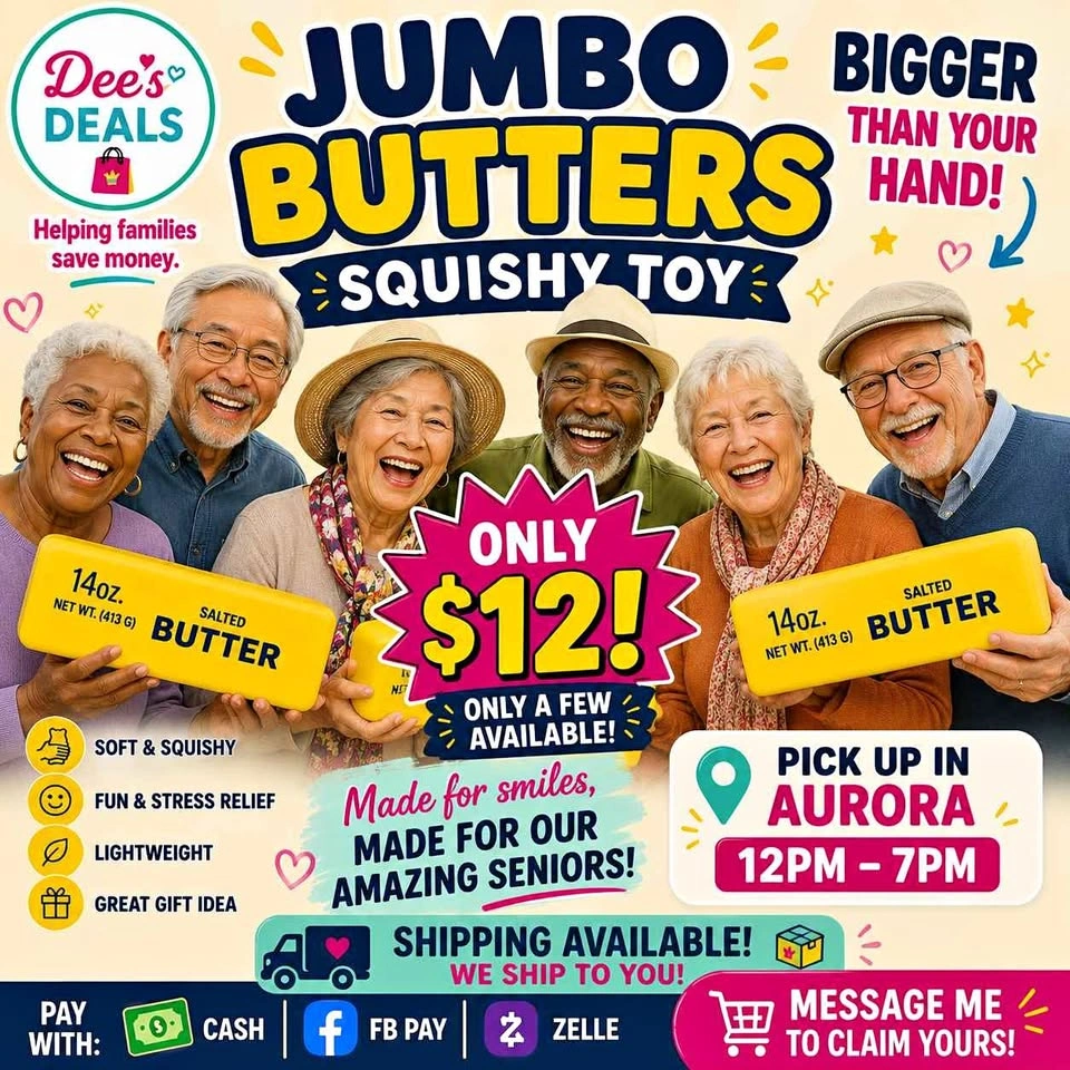 Jumbo Butters Squishy $12!