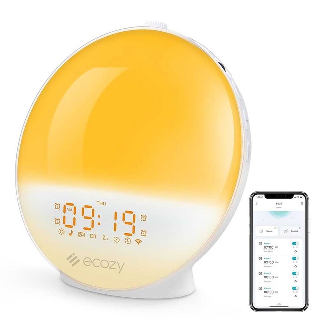 Brand New ecozy Sunrise Alarm Clock, White Noise Sound Machine