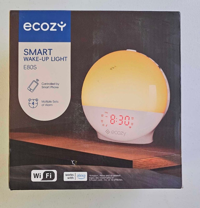 Brand New ecozy Sunrise Alarm Clock, White Noise Sound Machine - photo 5