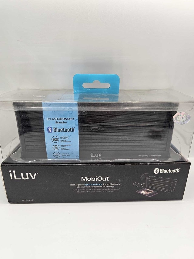 New Iluv MobiOut Splash-Resistant Wireless Bluetooth Speaker