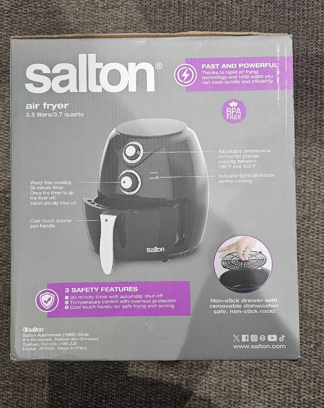 New Salton Air Fryer - photo 2