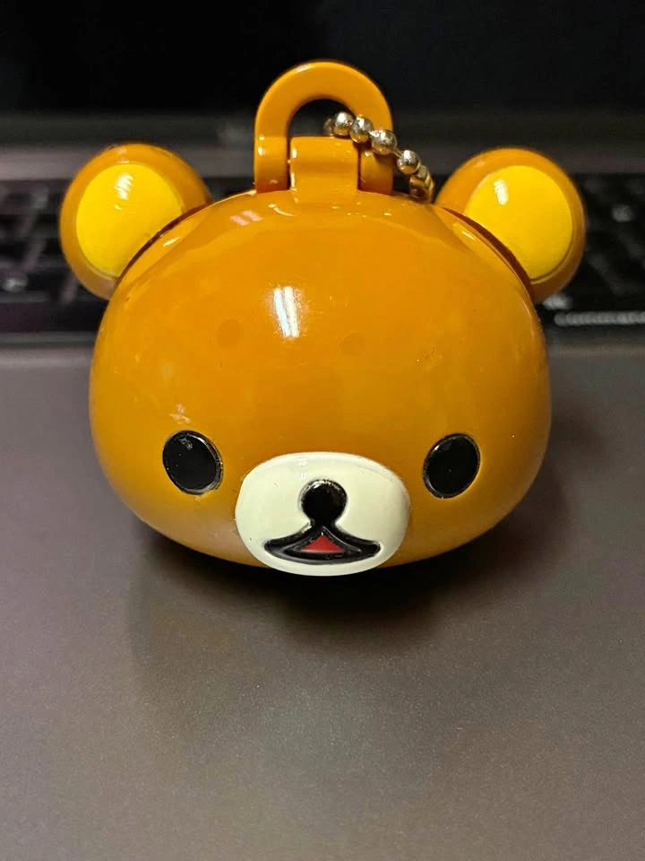 ⚽️ San-X - Vintage Big Head Chara Pop-out Keychain! Rilakkuma