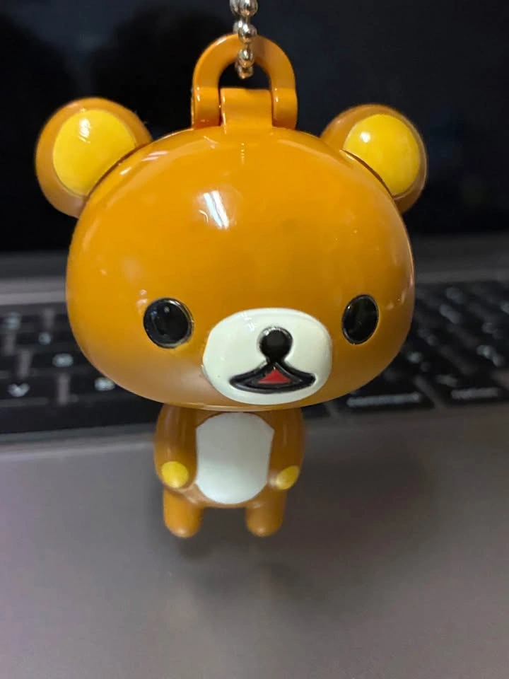 ⚽️ San-X - Vintage Big Head Chara Pop-out Keychain! Rilakkuma - photo 3