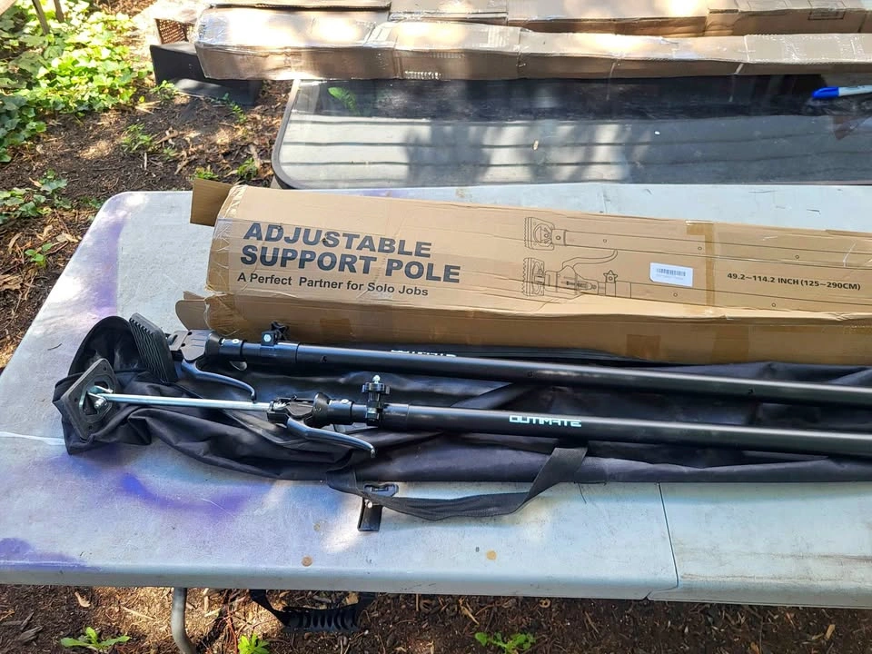 OUTIMATE Adjustable Support Pole Set