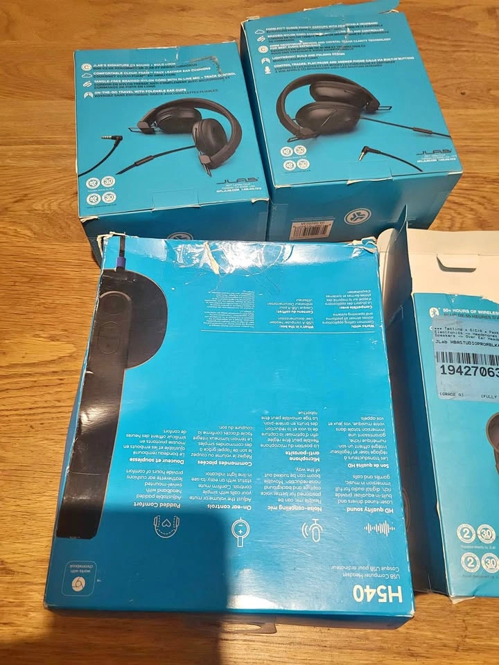 JLab H540 and Studio Pro Headphones Bundle