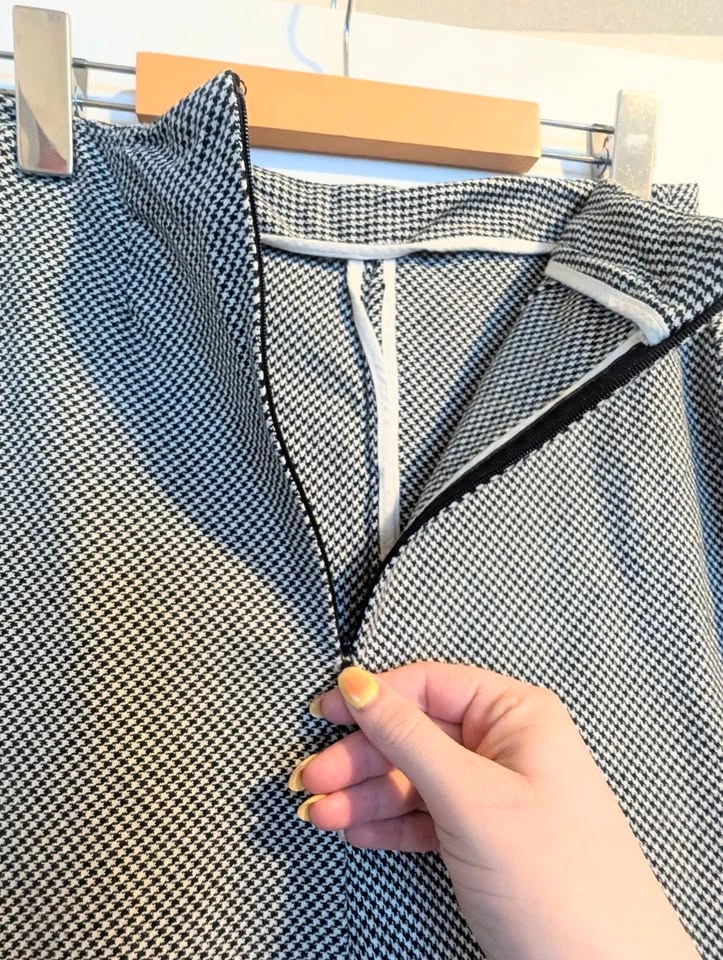 Cute vintage houndstooth skirt - photo 2