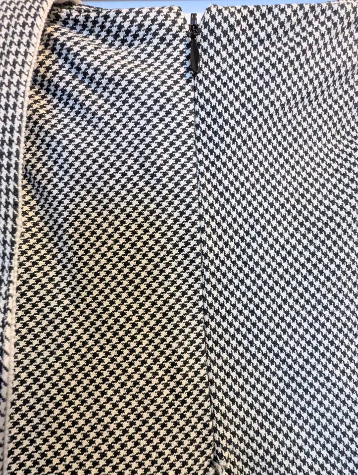 Cute vintage houndstooth skirt - photo 3