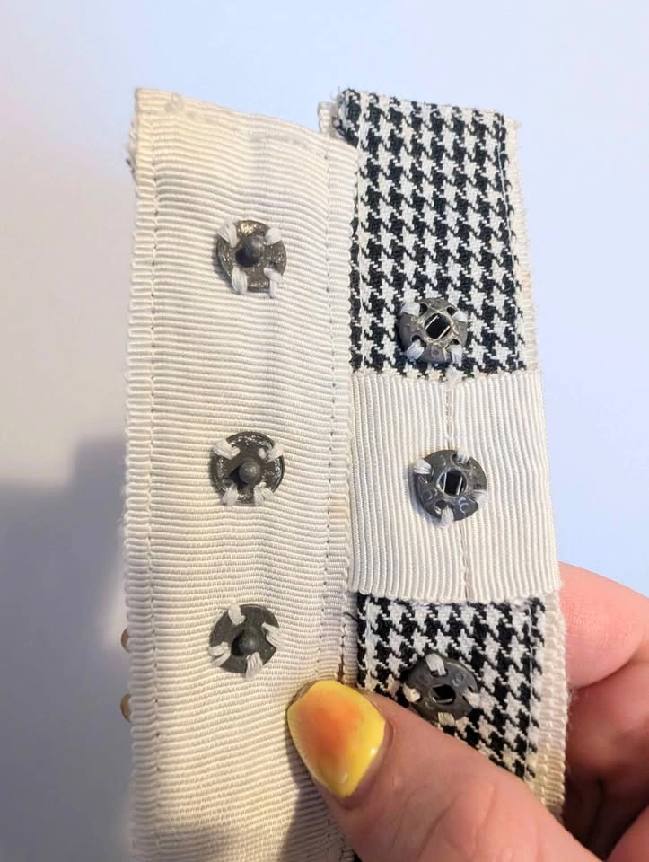 Cute vintage houndstooth skirt - photo 4