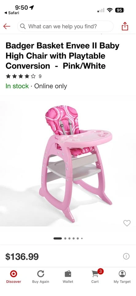 Convertible high chair/ table - photo 5